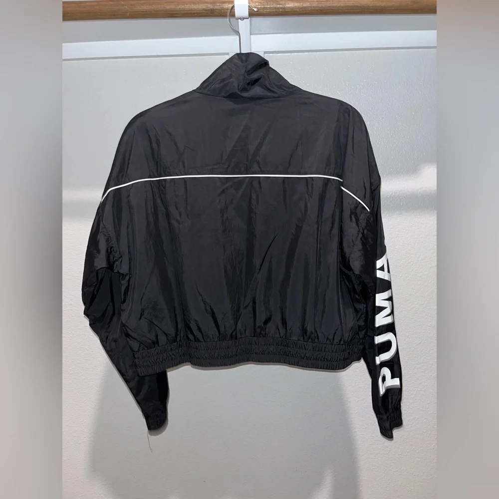 PUMA Women's Black Windbreaker Jacket - Picture 5 of 5